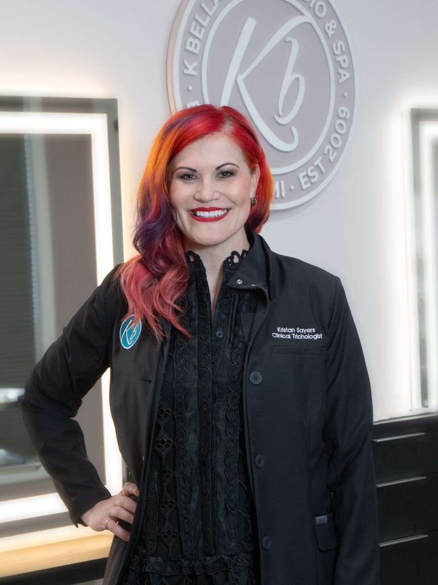 Kristan Sayers, owner of K Bella Hair Studio & Spa