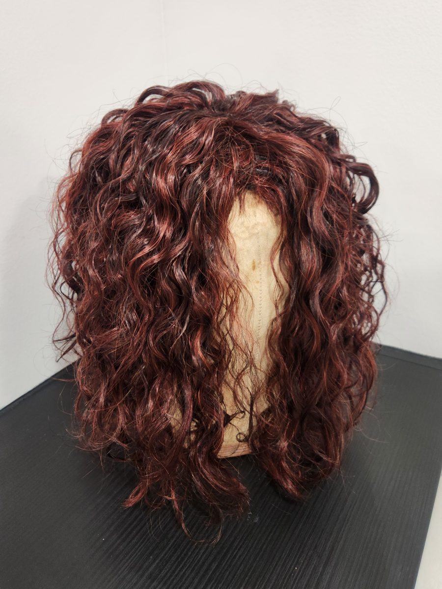 Custom medical wig fitting by Siobhan Rozinski at K Bella Hair Studio in Brighton, MI