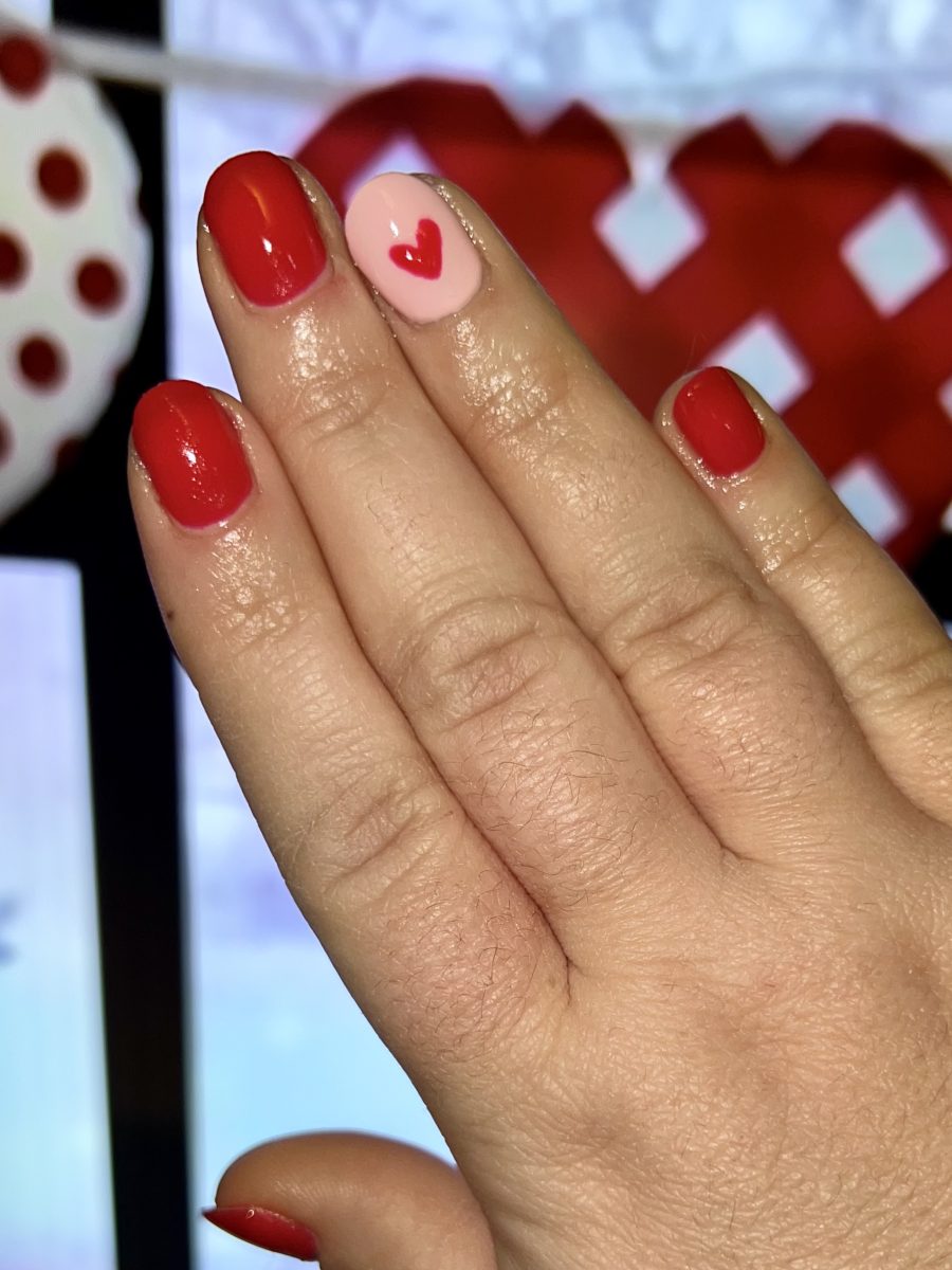Professional gel nail application by Tara Dye at K Bella Hair Studio & Spa in Brighton, MI