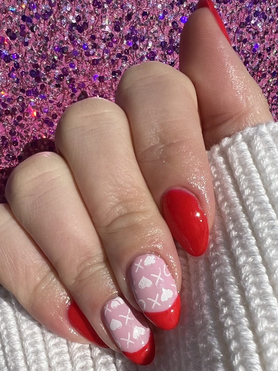 Professional gel nail application by Tara Dye at K Bella Hair Studio & Spa in Brighton, MI