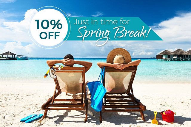 10% off all Spray Tan Products and your favorite Hair Mask!