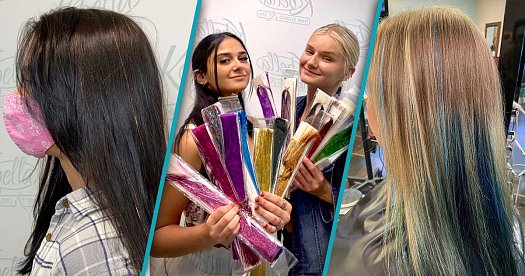 Hair Tinsel For The Holidays At K Bella | K Bella - Brighton, MI