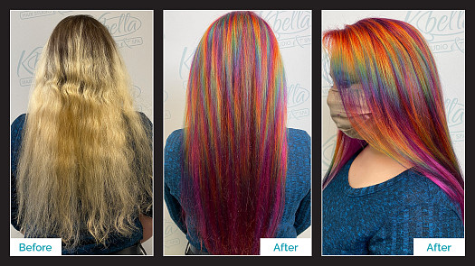Vivid Prism Hair Color - By Rochelle Morris | K Bella - Brighton, MI