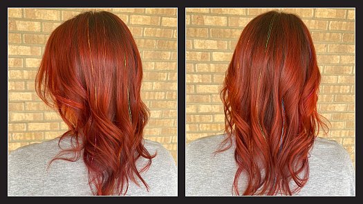 Copper All-Over Color w/ Tinsel - By Allie Bowsher | K Bella - Brighton, MI