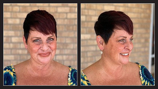 Pixie Cut With Red Highlights - By Allie Bowsher | K Bella - Brighton, MI