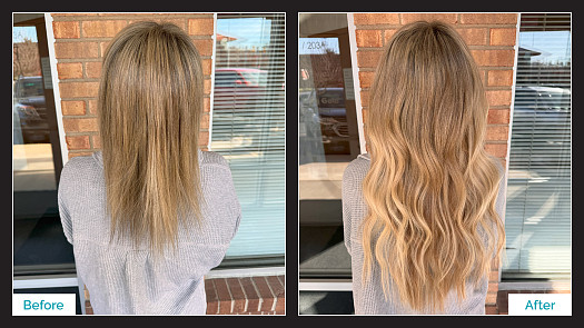 Blonde Hilites & Fusion Classic K-Tip Hair Extensions - By Kristan Sayers | K Bella - Brighton, MI
