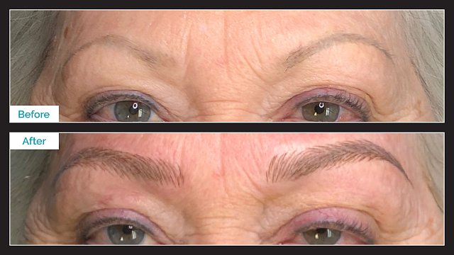 Eyebrow Microblading - Before & After