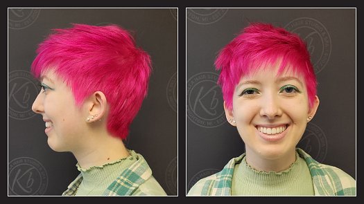 Hot Pink Pixie - By Siobhan Rozinski | K Bella - Brighton, MI