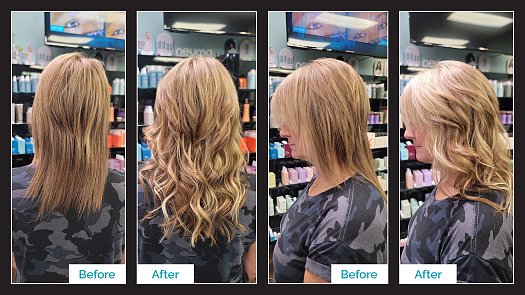 Fusion Hair Extensions - Before & After - By Kristan Sayers | K Bella - Brighton, MI