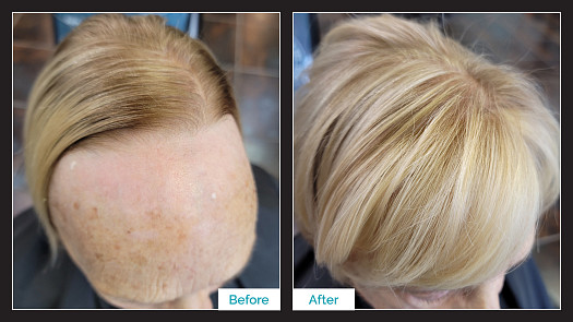 Toupee Hair Replacement - Before & After - By Kristan Sayers | K Bella - Brighton, MI