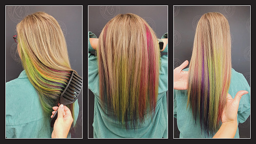 Rainbow Hair Color - By Kristan Sayers | K Bella - Brighton, MI