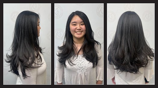 Heavy Face Frame & Layered Cut - By Jean Kania | K Bella - Brighton, MI