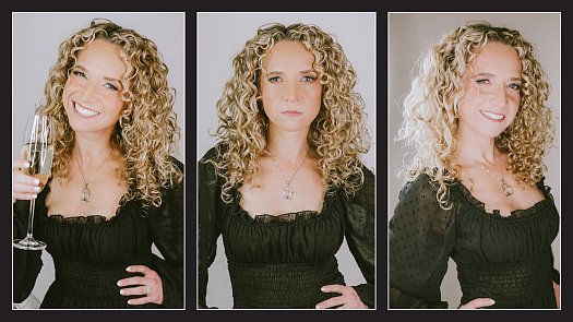 Full Head Blonde Hilights & Curly Cut - By Kristan Sayers | K Bella - Brighton, MI